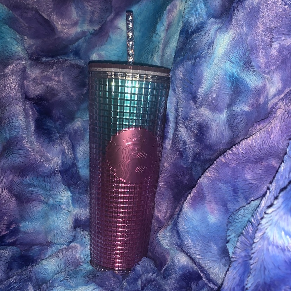 🧜🏻‍♀️Starbucks mermaid grid venti cup🧜🏻‍♀️